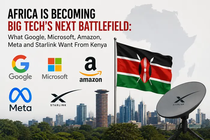 Africa Is Becoming Big Tech’s Next Battlefield: What Google, Microsoft, Amazon, Meta and Starlink Want From Kenya