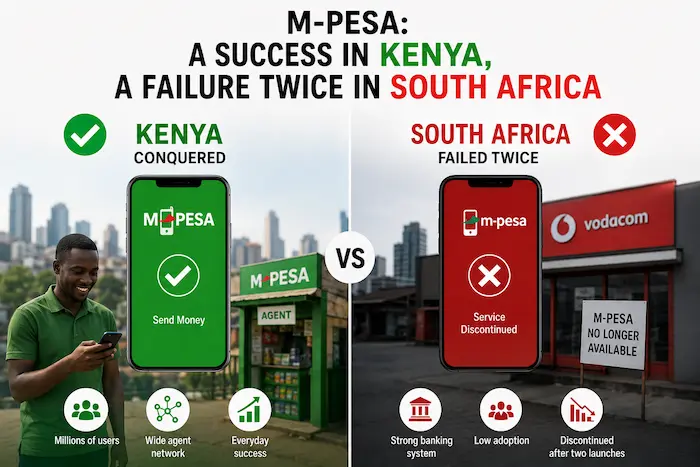 Why M-Pesa Conquered Kenya but Failed Twice in South Africa