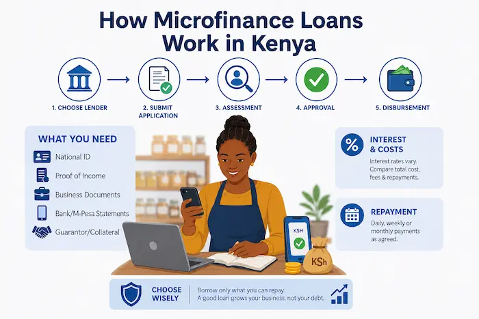 How Microfinance Loans Work in Kenya: Requirements, Interest Rates and Repayment