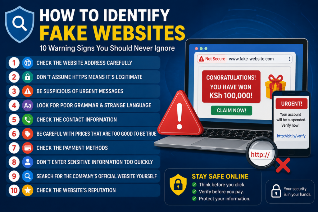 How to Identify Fake Websites: 10 Warning Signs You Should Never Ignore