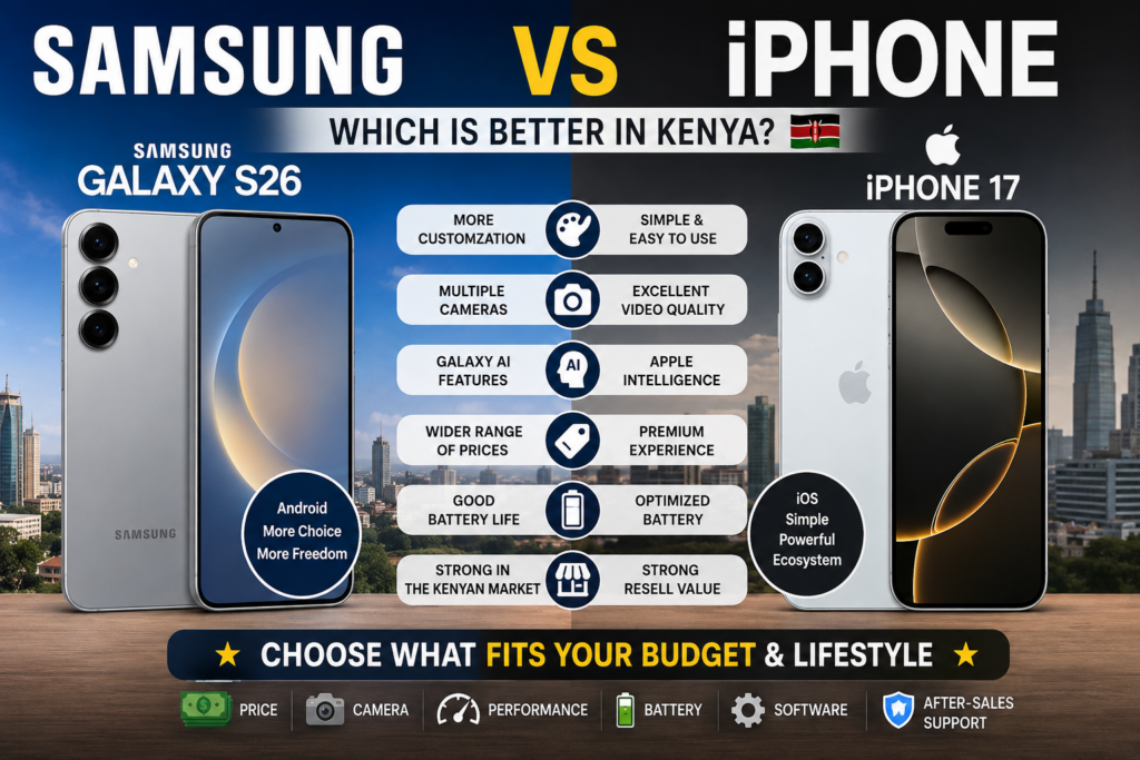 Samsung vs iPhone: Which Is Better in Kenya in 2026?