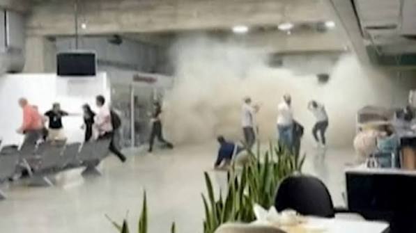 Powerful 7.4 Earthquake Strikes Colombia, Shaking Pereira Airport and Damaging Buildings