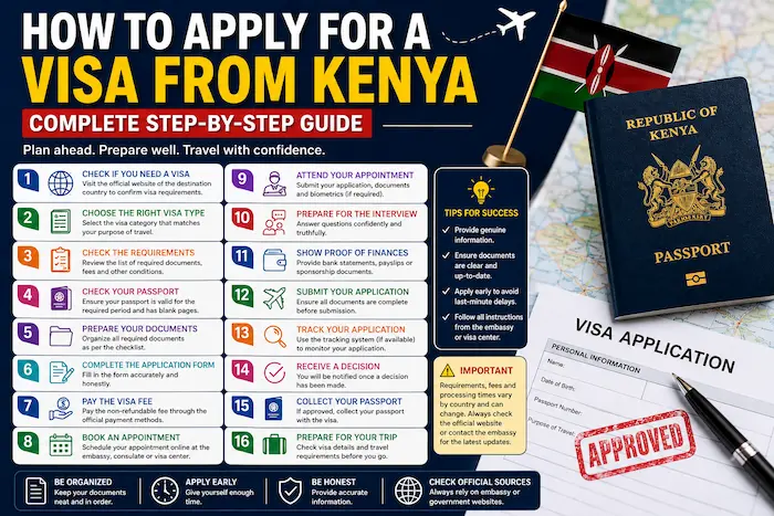 How to Apply for a Visa from Kenya: Complete Step-by-Step Guide
