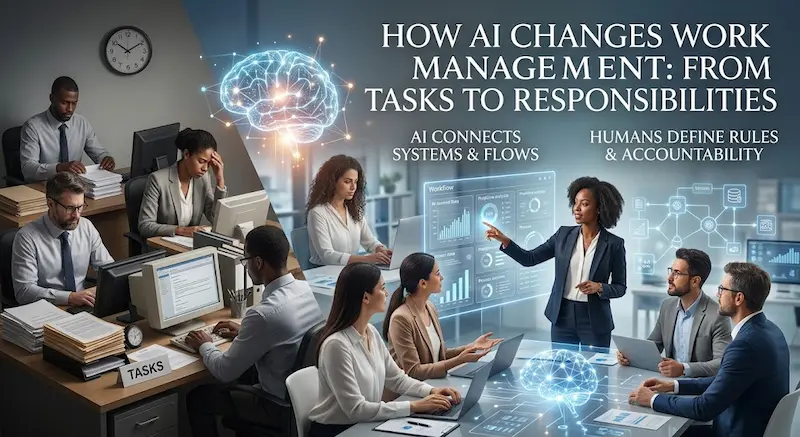 AI Will Not Become Your Employee. It Will Change How Work Is Managed
