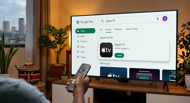 How to Install Apple TV on Android TV in Kenya