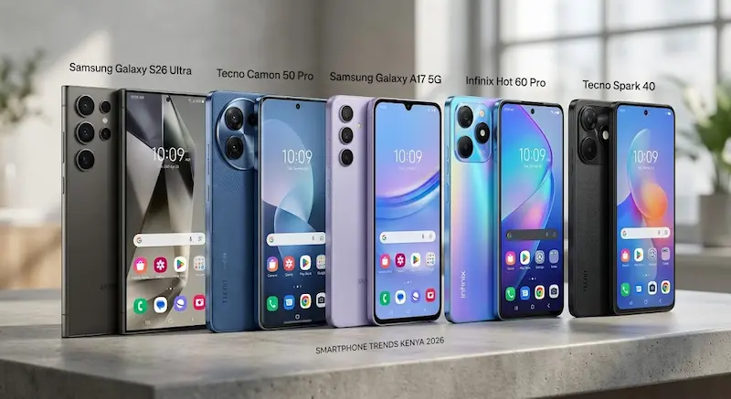 5 Smartphones Trending in Kenya Right Now and Their Latest Prices