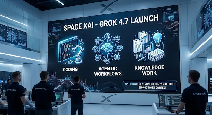 SpaceXAI Launches Grok 4.7 for Coding and Knowledge Work