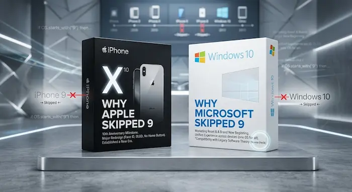 Why Apple Skipped the iPhone 9 and Microsoft Skipped Windows 9