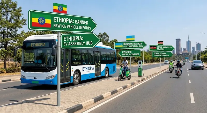 Why Ethiopia and Rwanda Are Overtaking Kenya in East Africa’s Electric Mobility Race