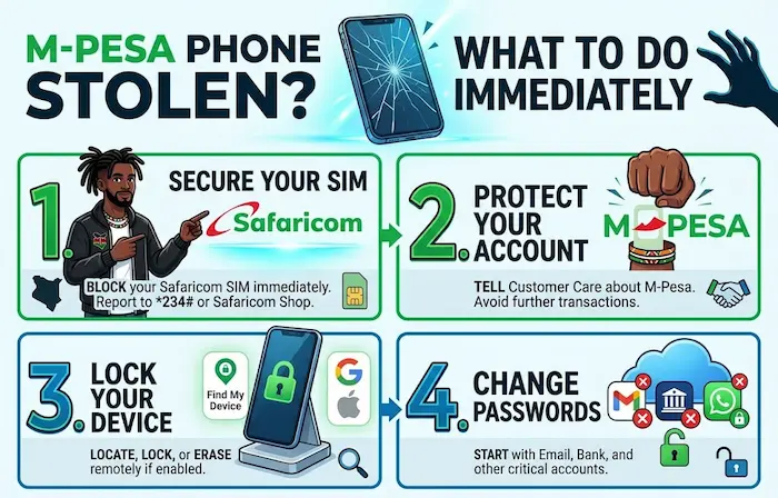 What Happens When Your M-Pesa Phone Is Stolen in Kenya?