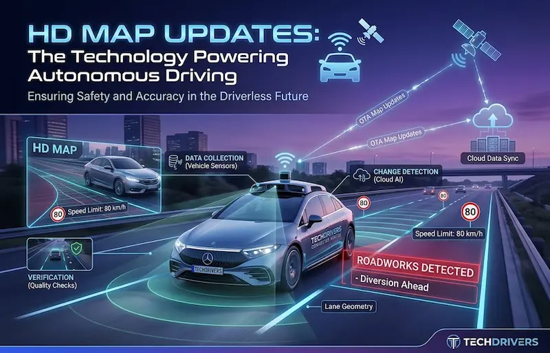 HD Map Updates: The Technology Powering Autonomous Driving